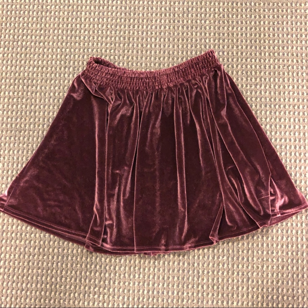 Urban Outfitters Velvet Skirt